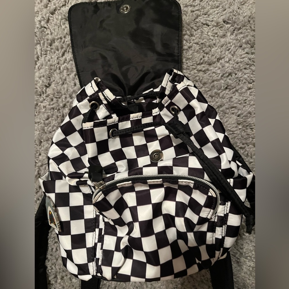 Mini checkerboard backpack - Picture 4 of 4